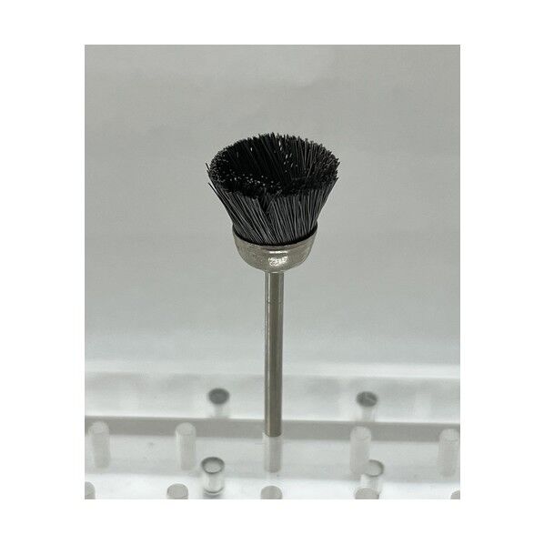 軸付カップ型ブラシ 鉄波線