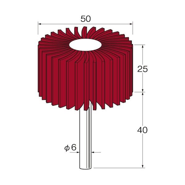 セラミックフラップサンダー S0511 3本