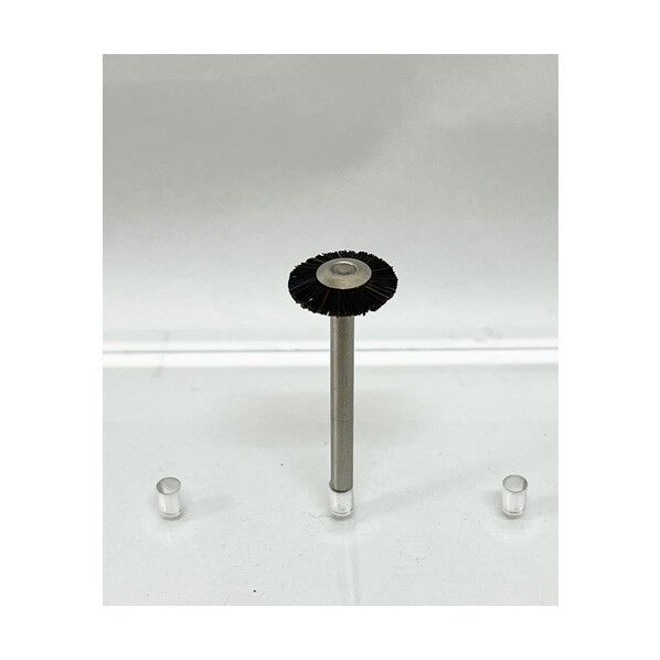 軸付ホイール型ブラシ