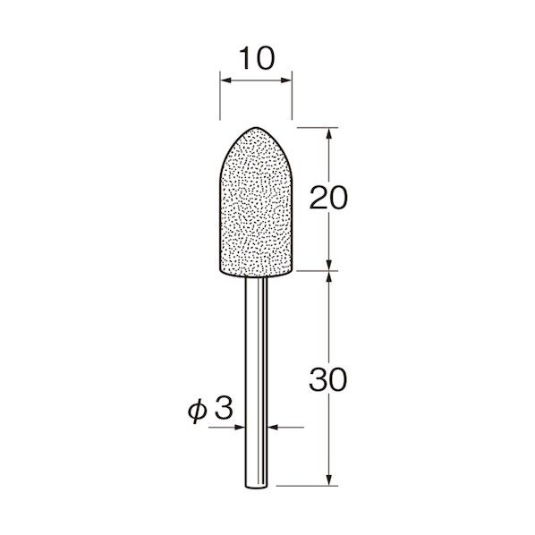 軸付ホイール型ブラシ軸径(mm):2.34毛材:黒毛(豚毛)