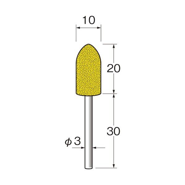 軸付ホイール型ブラシ軸径(mm):2.34毛材:ブラウン(馬毛)