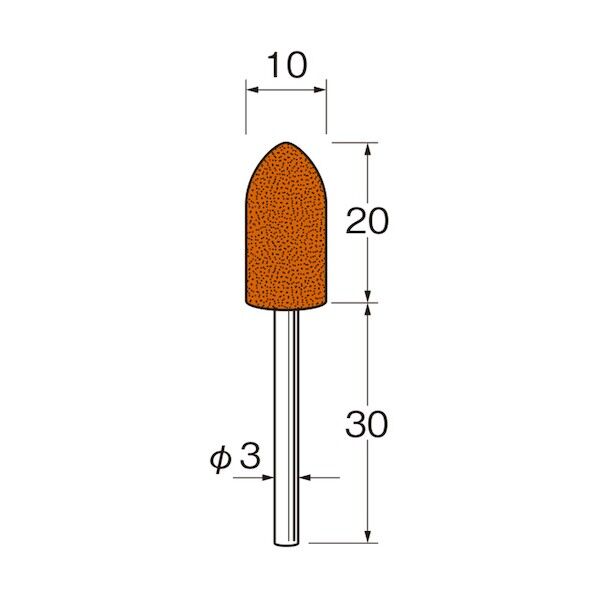 軸付ホイール型ブラシ軸径(mm):3毛材:白羊毛