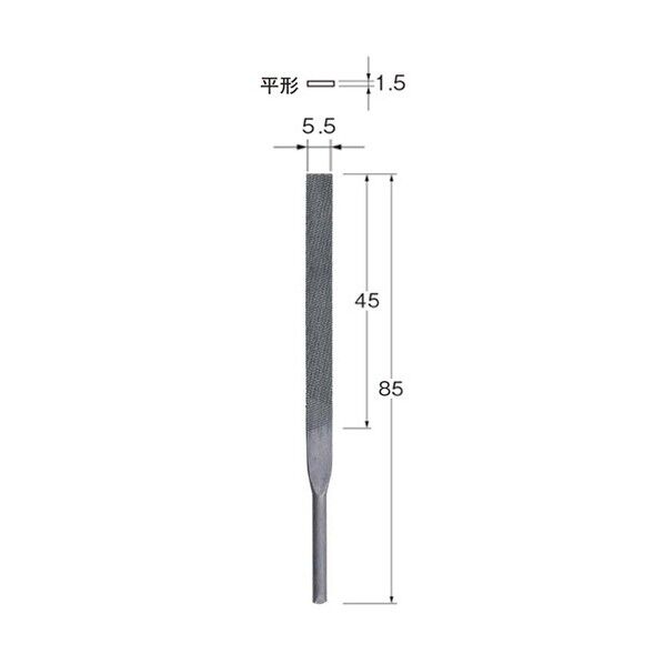 日本精密機械工作 レシプロ/ファイルユニット用ヤスリ P3103 P3103 1本