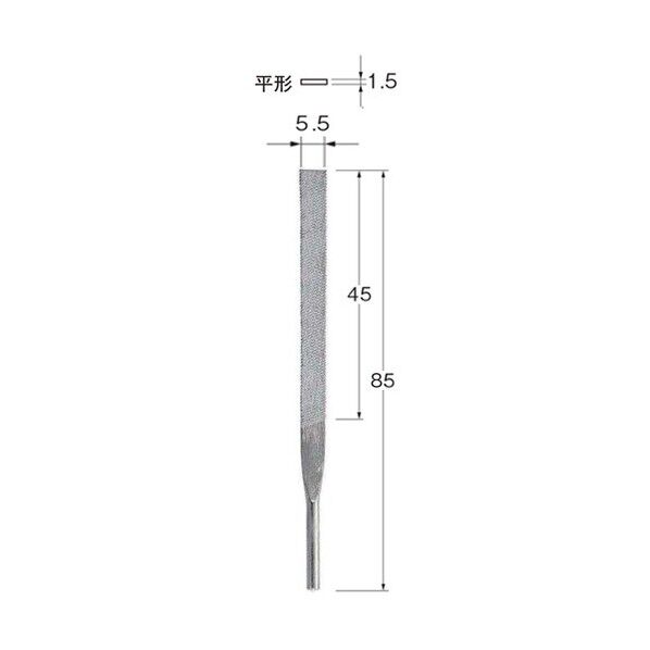 日本精密機械工作 レシプロ/ファイルユニット用コーティングヤスリ P3104 P3104 1本