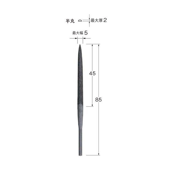 日本精密機械工作 レシプロ/ファイルユニット用ヤスリ P3201 P3201 1本