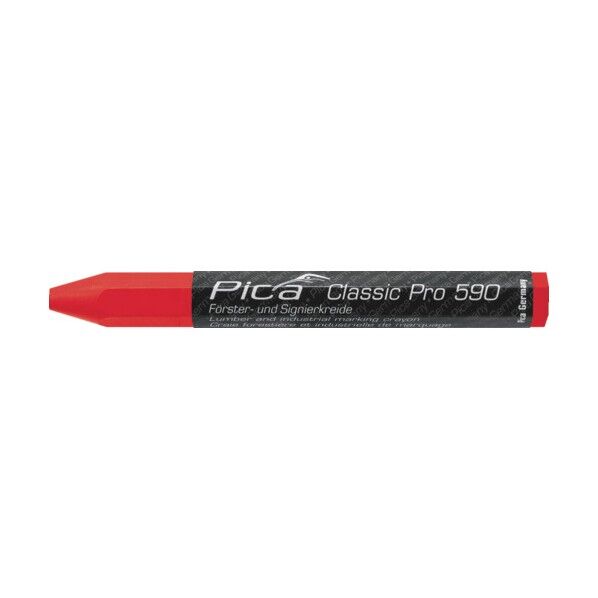 Pica Classic Pro 木材&工業用クレヨン 赤 590/40 1本