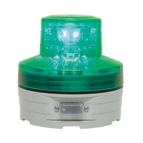 電池式回転灯 φ76 ニコUFO(緑) 手動 VL07B-003AG 1個