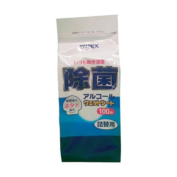 ワイペックス除菌ウェットシート詰替え 100枚入 6300024759 24セット