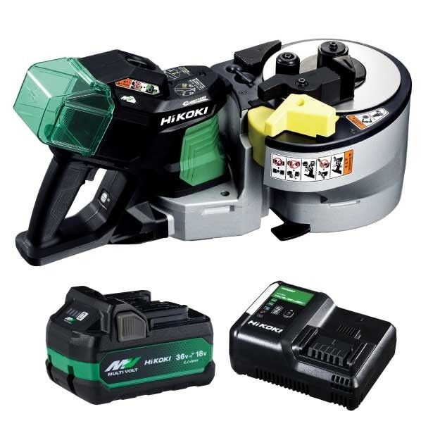 HiKOKI(ハイコーキ) 36V 充電式 鉄筋カットベンダ フルセット(電池1個) 鉄筋D10-D16 ブラック VB3616DA (XPZ) 1台