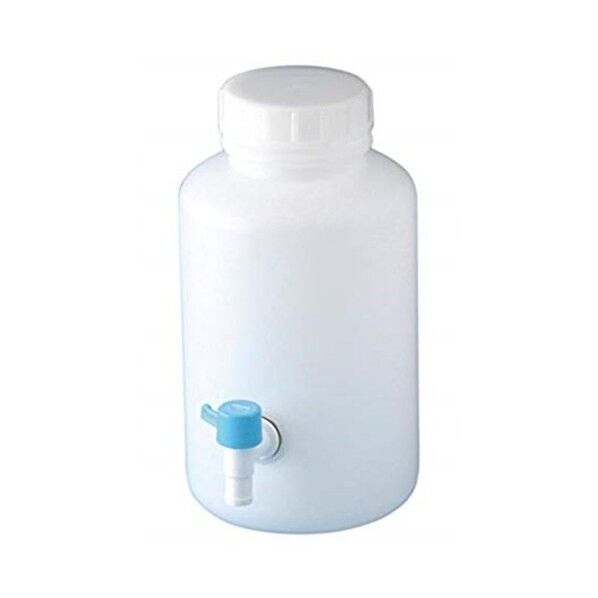 レバーコック付瓶 広口丸型