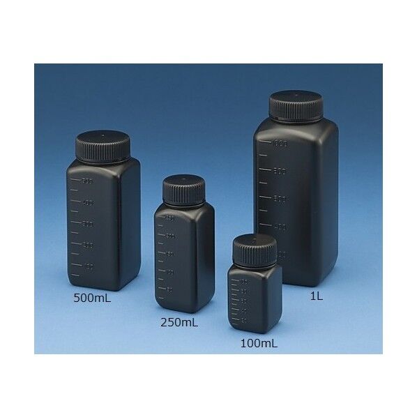 Jボトル角型 広口 遮光 滅菌済