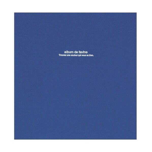 ドゥファビネ フエルアルバム L 100年台紙 ダークブルー 335×325×27mm H-LD-191-DB 1冊