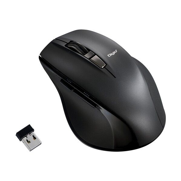 高速スクロールマウス5ボタン ブラック MUS-RKF164BK 1個