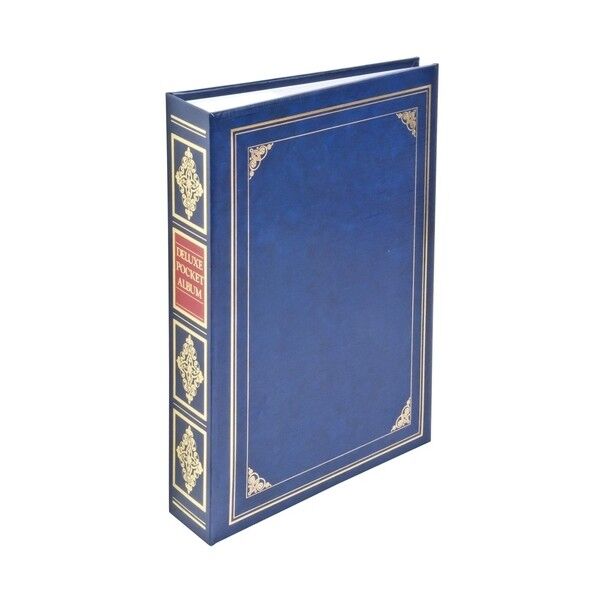 ナカバヤシ 300ポケットアルバム ブックタイプ ブルー ブルー 1PL-152-B 0...