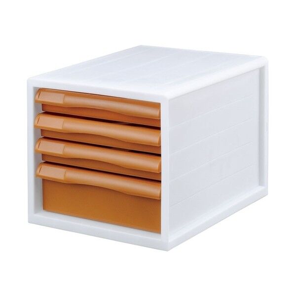  A4レタ-ケ-ス一体/PP/浅3/深1/チョコレート チョコレート A4E-P04KC...