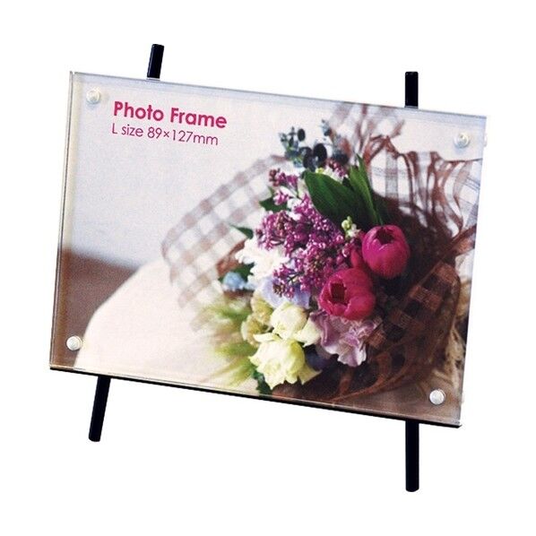 ナカバヤシ アクリルスタンドフレーム/L判/1段 フ-ACT-101-L 0...