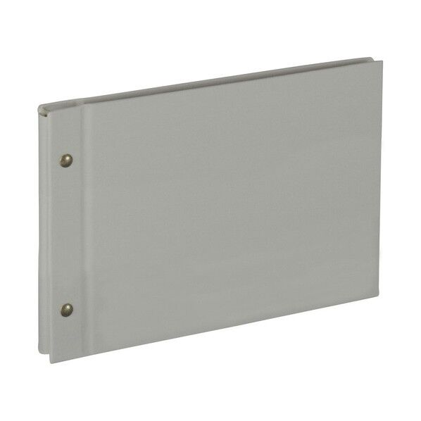 ハルマー/ビス式フリーアルバム/A5/グレー グレー A-HRA5-101-N 1点