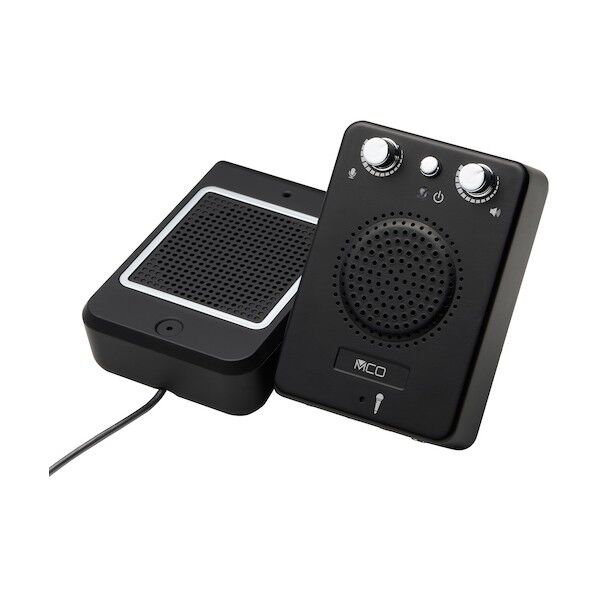 窓口インターホン 2WAYタイプ ブラック