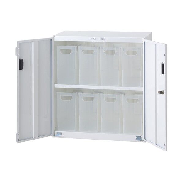 セキュリティボックスインフロアケースW585 04×8 ホワイト AF-S0408W 1点