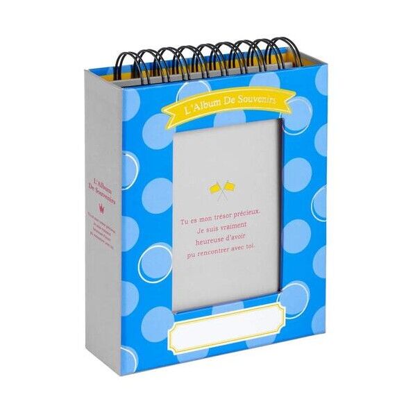 フォトランク FCアルバム L タテ/ドット/ブルー