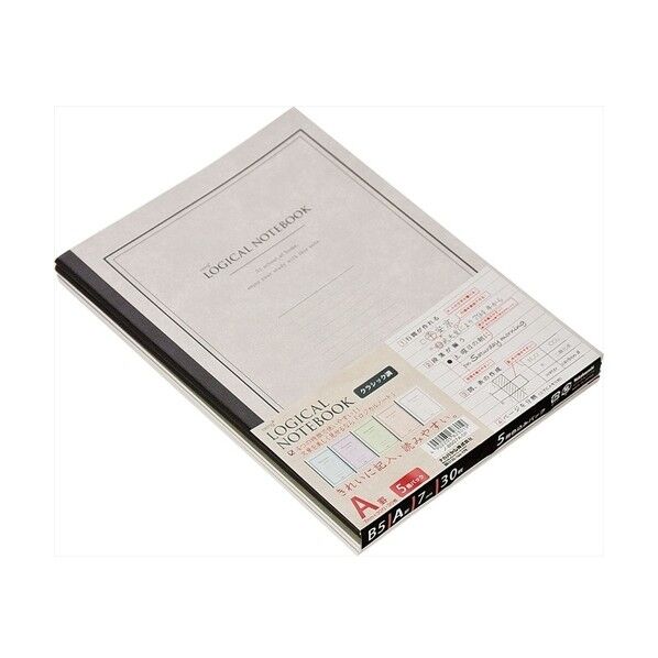 ロジカルノ-トB5クラシック/A罫5冊パ