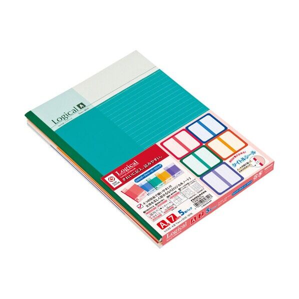 ナカバヤシ ロジカルB5スタンダードAビビツド5冊パック ノ-B524A-5P 5冊