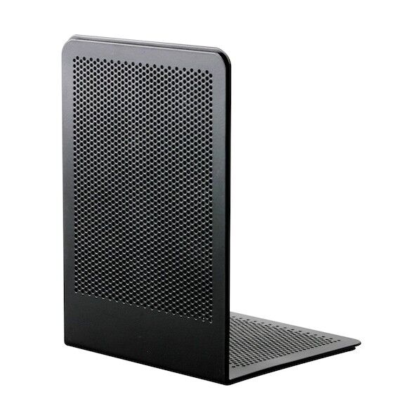 ナカバヤシ ブックエンドPタイプ/M/ブラック ブラック BE-P201BK...