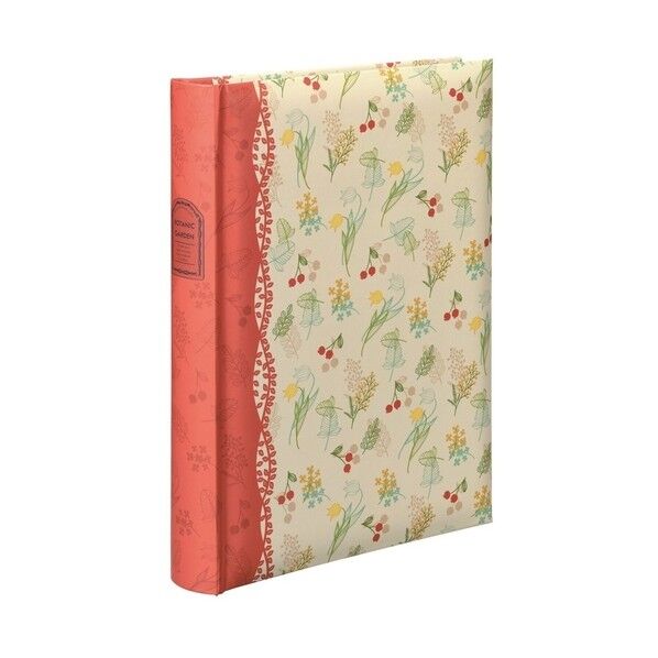 背丸ポケットアルバム240 ボタニックガーデン レッド