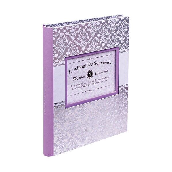 ウィンドウカバーアルバムL80-エレガント-バイオレット