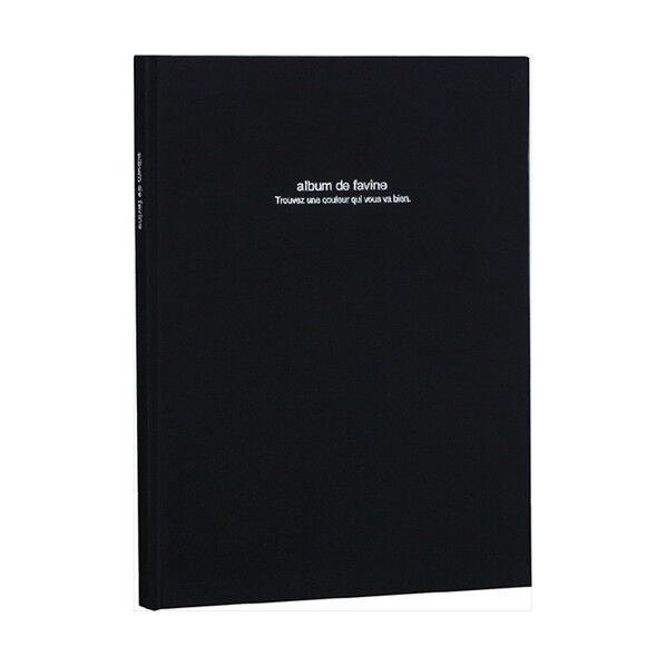 ドゥファビネ100年アルバムブック式/A4ノビ/ブラック ブラック アH-A4PB-181-D 1点