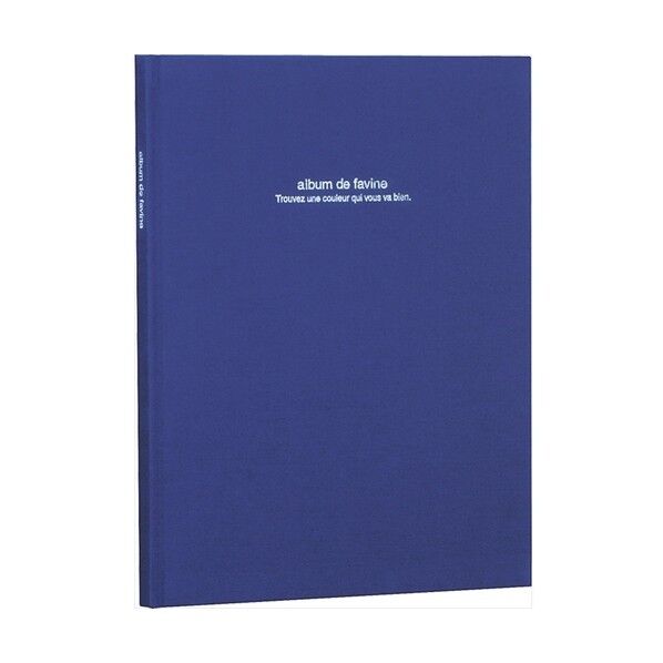 ドゥファビネ100年アルバムブック式/A4ノビ/ダークブルー