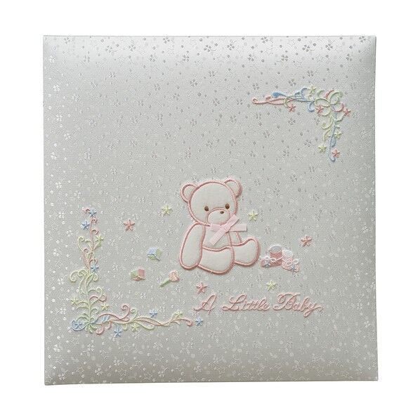 フエルアルバム誕生用100年台紙 リトルベビー ピンク ピンク ｱH-LB-700-P 1点