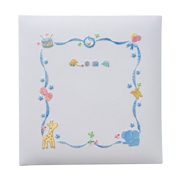 フエルアルバム誕生用100年台紙 ハッピーアニマル