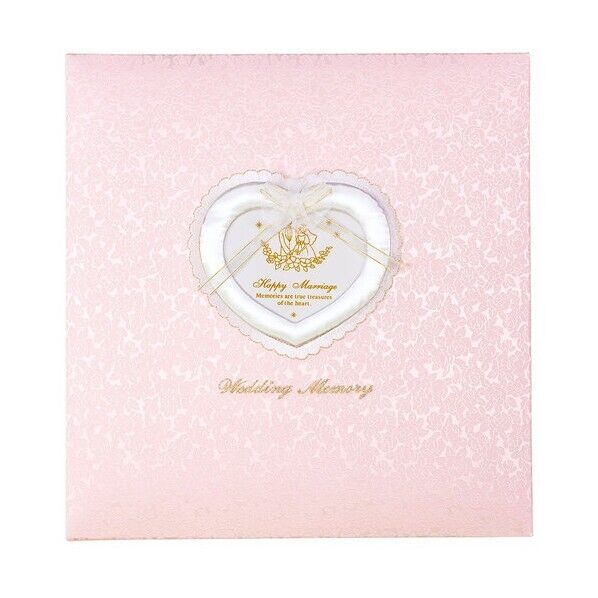 フエルアルバム婚礼用 ウェディングメモリー ピンク ピンク ｱ-LK-609/N-P 1点