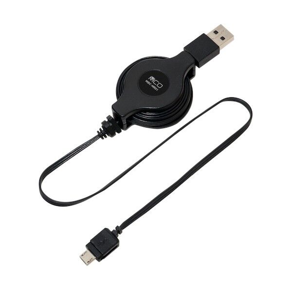 巻き取り充電ロングケーブル