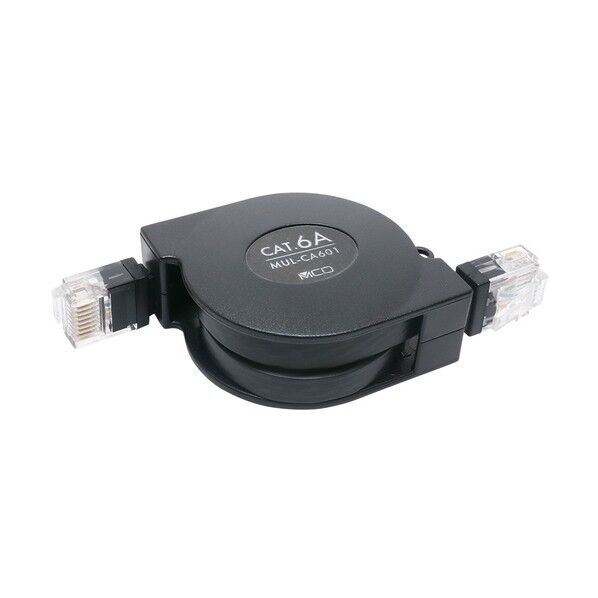 巻取りカテ6ALANケーブル5M MUL-CA605/BK 1個