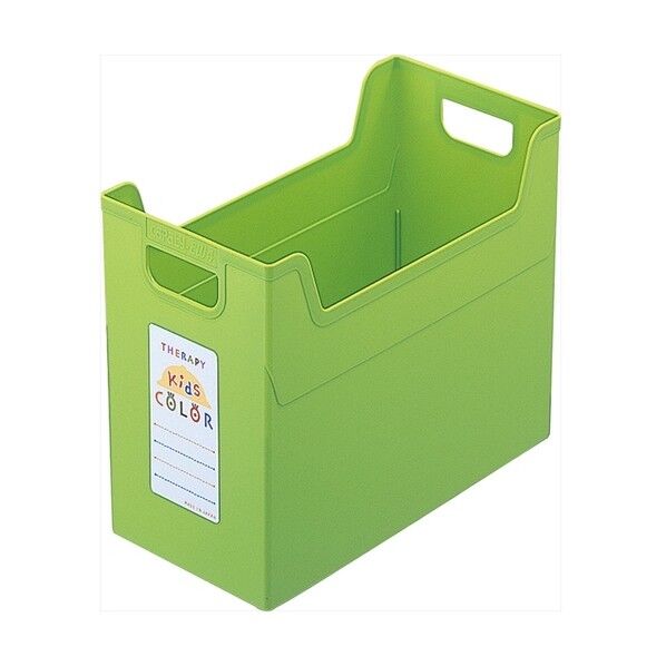 セラピーキッズカラーファイルボックスA4ワイドブルー ﾌﾎﾞ-TCW4-KB 1点