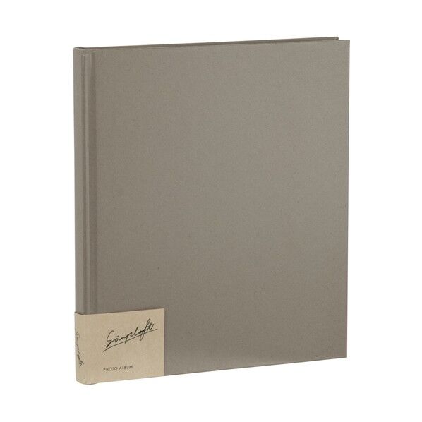 シンプラフト/ブック式フリーアルバム/デミ/グレー グレー ア-SPT-DB-N 1点