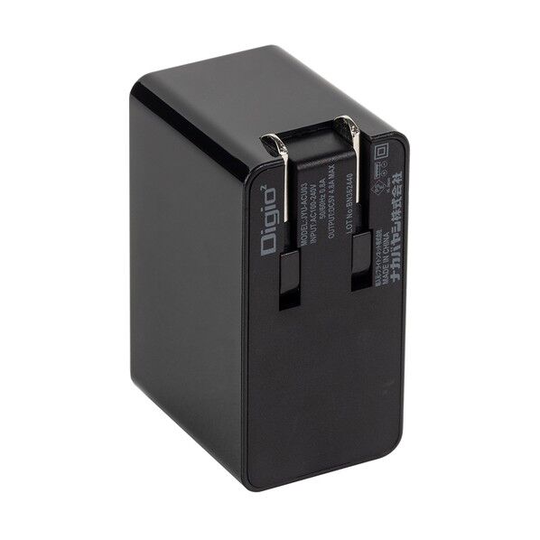 4.8A 4ポートUSB充電器/BK