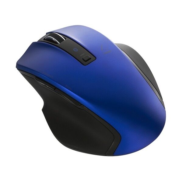 Bluetooth5ボタンBlueLEDマウス ブルー