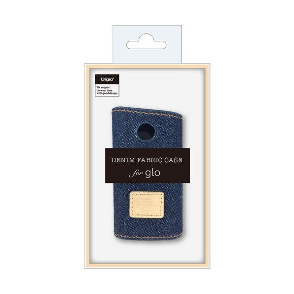 GLO デニムケース/ブルー