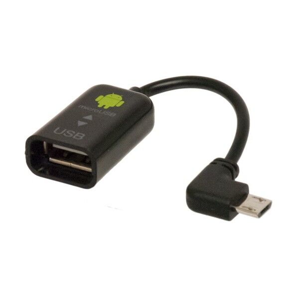 OTGケーブルLコネクタ10cm/ブラック ZUH-OTGL01BK 1点...