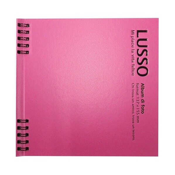 Wリングかける～の台紙アルバムL1/ルッソ/ピンク ピンク LUWK-L1-P 1点