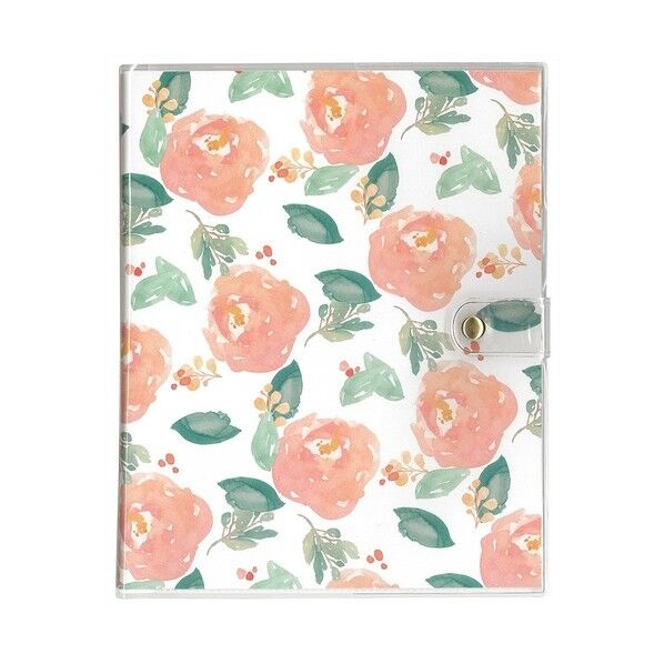 カバーポケットアルバム KG401 レッドフラワー