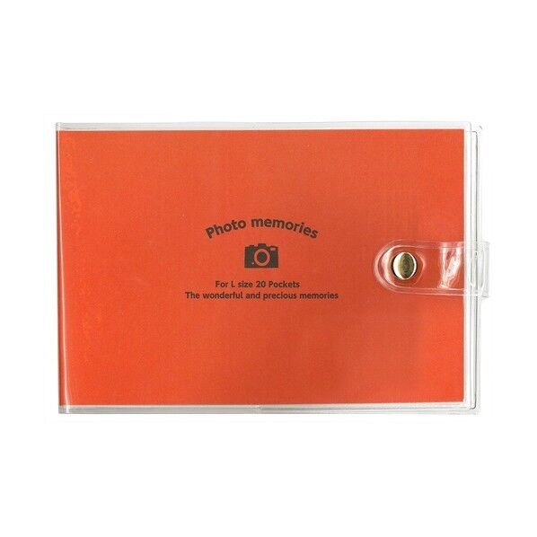 カバーポケットアルバム L201 レッド レッド PVL-201-1 1点