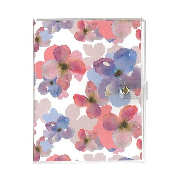 カバーポケットアルバム L401 パープルフラワー