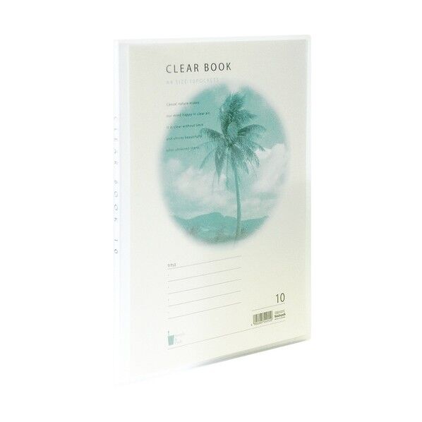 クリアブック/ウォーターカラーA4判10Pクリア CBE3031C 1点...