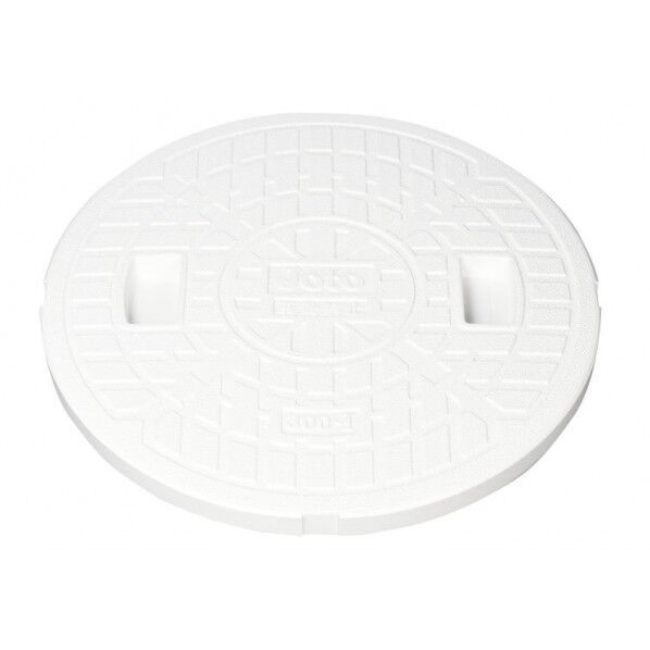 マンホール蓋のみ 穴無し 白 マンホール用品 JM-300CW 1個