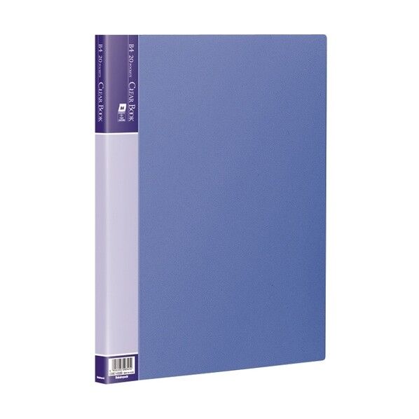  クリアブック/ベーシックカラーA3判20Pブルー CBE1012B 1点...