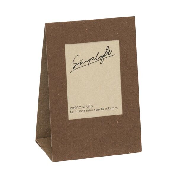 シンプラフト/フォトスタンド3枚組/チェキ/ブラウン PSC-SPT-BR 1点